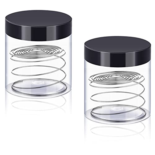Honeydak 2 Pcs Paint Brush Cleaner with Aluminum Coil, Brush Cleaning Tank for Painting Water Oil Acrylic Art Supplies
