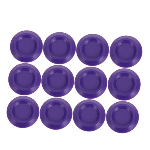 NUOBESTY 12pcs Reptile Feeding Dish Set Plastic Small Feeder Bowls for Frogs, Lizards, Chameleons and Bearded Dragons Terrarium Feeding Station