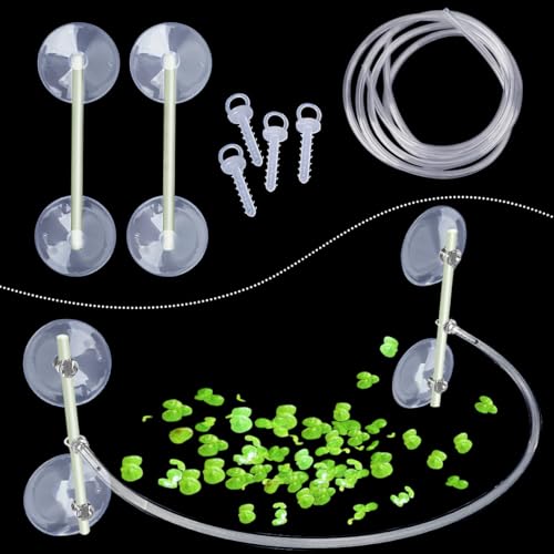 Aquarium Floating Plant Corral, Floating Plant Fence Fish Tank Accessories Aquarium Decoration for Intercepts Floating Plants, Fish Feeding (Aquarium Floating Plant Corral)