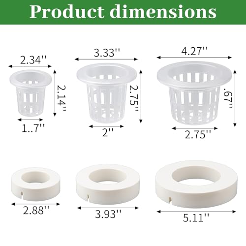 Plus tard 3 Set Floating Aquarium Plant Holders with Suction Cups, Fish Tank Plant Holders, Translucent Baskets for Hydroponic Plant Cultivation and Aquascape Decoration