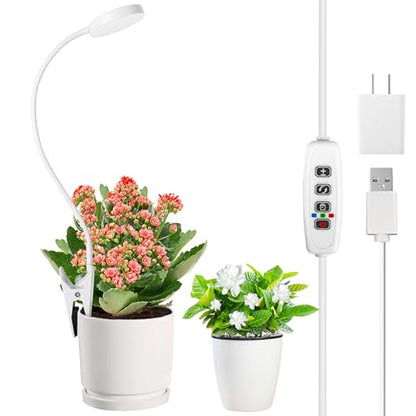 EWPJDK Plant Grow Light Full Spectrum 72 LED with Clip Grow Lamp | Plant Grow Light Lamp for Indoor Plants, Clip-On, Growing Lamp - style: 04