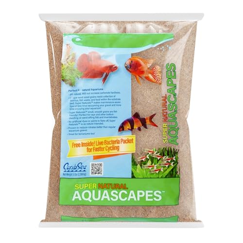 CaribSea Super Naturals Aquascape Sunset Gold - 10 lb - Natural Substrate for Freshwater Aquariums, Perfect for Aquascaping & Creating Vibrant Landscapes