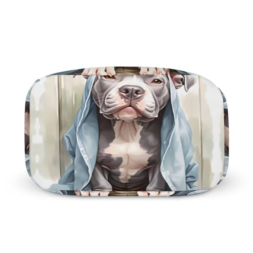 Funny Pit Bull Dog Lunch Bag for Women Men | Insulated Lunch Box Leakproof Food Meal Containers Reusable Foldable 6L Capacity Lunch Tote Bags for Work Picnic Travel - color: style-7