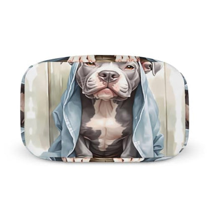 Funny Pit Bull Dog Lunch Bag for Women Men | Insulated Lunch Box Leakproof Food Meal Containers Reusable Foldable 6L Capacity Lunch Tote Bags for Work Picnic Travel - color: style-7