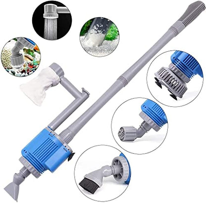 Aquarium Gravel Cleaner - Electric Automatic Removable Vacuum Water Changer Sand Algae Cleaner Filter Changer 110V/28W