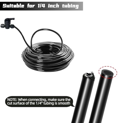 5 Pack Quick Connect 1/4" Drip Irrigation Shut Off Valve, Universal Drip Irrigation Tubing Coupling Valve, Leak Free Connector Locking Fitting for Sprinkler or Drip Irrigation System - size: 5PCS 1/4" Drip Irrigation Shut Off Valve