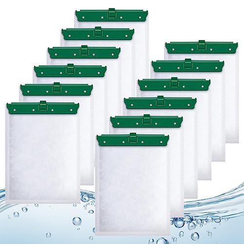 Aquarium Filter Cartridge Compatible with Whisper Bio-Bag Power Filters, 12 Pack Medium Filter Cartridges for Whisper Repto Filter - size: Medium, 12-Pack