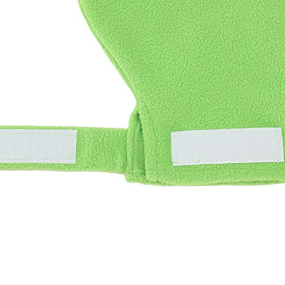 Sugar Glider Bonding Mitt Bite Small Animals Bonding Calming Glove Absorbent Plush Quick Dry Keep Warm Adjustable Size (Green) - color: Green