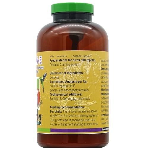 Nekton E Vitamin E Supplement for Birds, 600gm - size: 600 grams