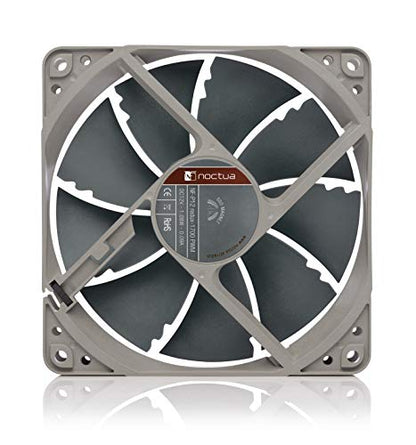 Noctua NF-P12 redux-1700 PWM, Quiet Fan 120mm | High Airflow, Low Noise, 25mm Thick Fan for PC and Electronics Cooling Streamlined Package 1700rpm 4-Pin PWM