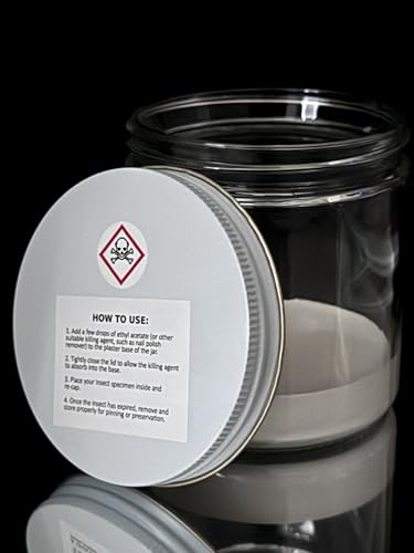 Entomology Specimen Collection Jar – Traditional Killing Jar Design (No Chemicals Included) – for Insect Field Collection, Scientific Study & Educational Use