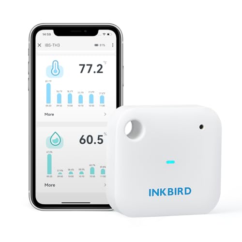 INKBIRD WiFi Thermometer Hygrometer IBS-TH3 Smart Temp Humidity Sensor