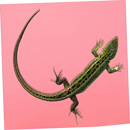 Sosoport 150m Reptile Carpet Substrate for Terrarium Soft Durable Bedding for Leopard Geckos Snakes Tortoises and Lizards Non-Toxic Easy to Clean Pink Design