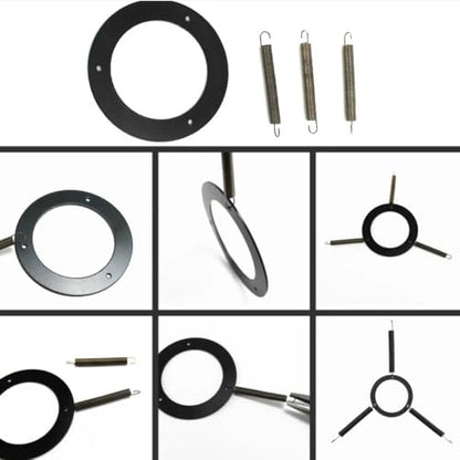2PCS Reptile Habitat Lighting Dome Mount Spring Clips for Terrarium Glass Tank Mesh Screen and Heating Lamp Shade Dome