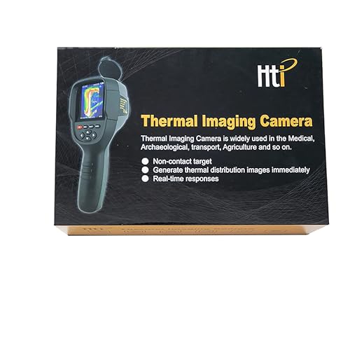 Higher Resolution 320 x 240 IR Infrared Thermal Imaging Camera. Model HTI-19 with Improved 300,000 Pixels, Sharp 3.2in Color Display Screen, Battery Included. Lightweight Comfortable Grip. - size: HT-19:320 x 240