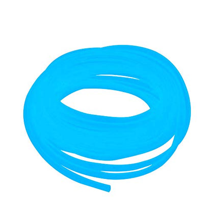 Airline Tubing for Aquarium 16.4 Feet Rubber Fish Tank Air Tubing Standard Colorful Aquarium Hose for Air Pump Black Yellow Green Red Blue (Blue) - color: Blue