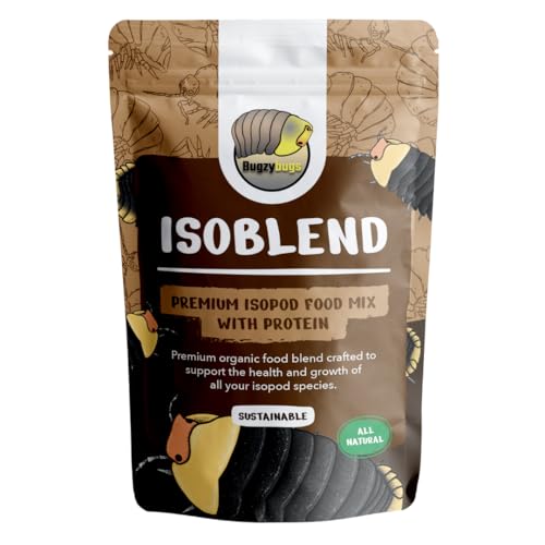 Isoblend Premium Isopod Food Feed Mix All Natural Protein Vegetable Dry Blend for Isopods Feeders Insects
