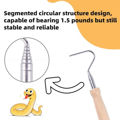 Retractable Hook Professional Telescopic Tool Adjustable Snake Hook | For Herpetologists, For Wildlife Experts