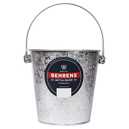 Behrens Hot-Dipped Galvanized Steel Utility Pail, 22-Quart - size: 22-Quart, style: Hot Dipped