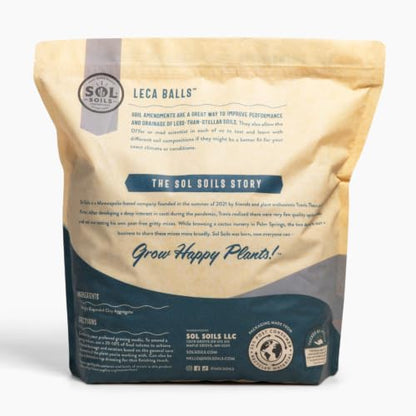 LECA Balls - Lightweight Natural Hydroponic Clay Pebbles for Plants, Improves Drainage, 10 Qt