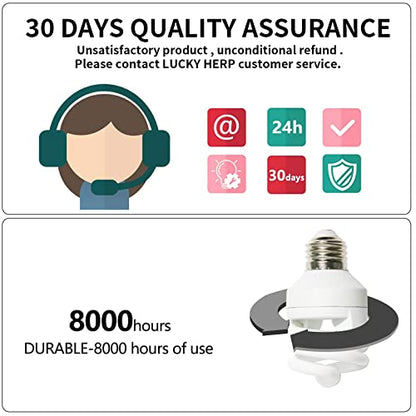 LUCKY HERP Mini UVA UVB Reptile Light 5.0 5W, UVB Bulb for All Tropical and Sub Tropical Reptiles, Compact Fluorescent Reptile UVB Bulb for Chameleons, Turtle, Gecko, Lizard, etc. - style: UVB5.0 5W