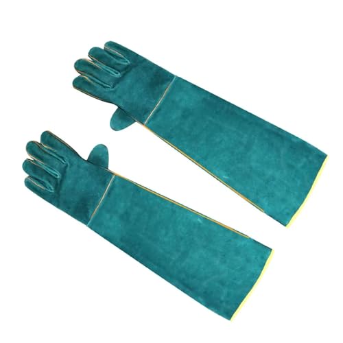 62cm Extended Animal Protection Gloves - Anti-Bite, Scratch Resistant Arm Guards For Pet Handling & Reptile Safety