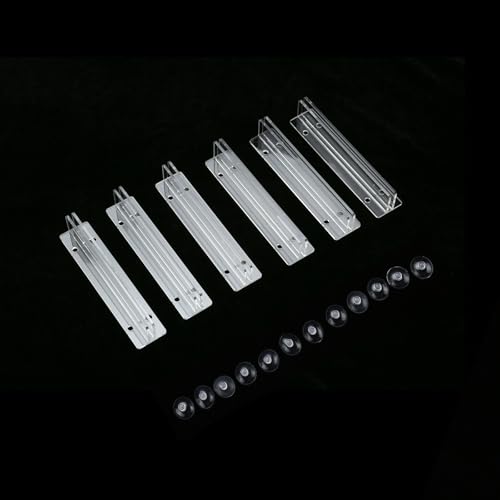 Acrylic Fish Tank Divider 55Gallon,Adjustment Clear Fish Tank Separator Set with Suction Cups - size: 55 Gallon