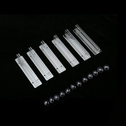Acrylic Fish Tank Divider 75/125Gallon,Adjustment Clear Fish Tank Separator Set with Suction Cups - size: 75/125Gallon