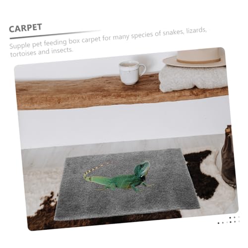 3pcs Reptile Carpets for Turtle Tanks Cypress Mulch Reptile Bedding Leakproof Snake Bedding Mats Gecko Substrate Liners