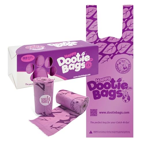 GoGo Stik, Catch-N-Go! Hybrid Catcher Scooper, Includes Strap on Roll Bag Dispenser with 10 Rolls Happy Dootie Bags. Clean, Quick, and Convenient.