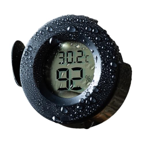 VICASKY 1pc Reptile Hygrometer Thermometer Digital Humidity Monitor for Reptiles Accurate Temperature Gauge with Sensors Durable Construction for Long Term Use