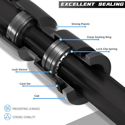 30 Pack Quick Connect 1/4" Drip Irrigation Tee Connectors, Universal Tee Fitting for 1/4 Inch Irrigation Tubing, Leak Free Fittings for Sprinkler or Drip Irrigation System - size: 30PCS Tee Connectors