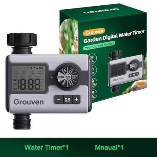 Garden Sprinkler Water Timer Manual Automatic System Irrigation1 Outlet | with Rain Delay,Manual, Automatic Watering System Irrigation Timer for Lawn,Yard,Pool - style: 1 outlet