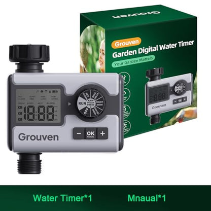 Garden Sprinkler Water Timer Manual Automatic System Irrigation1 Outlet | with Rain Delay,Manual, Automatic Watering System Irrigation Timer for Lawn,Yard,Pool - style: 1 outlet