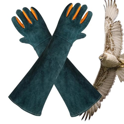Dog Bite Protection Gloves - Heavy Duty Protective Mitts | Puncture Resistant Dog Training Gear | Scratch Proof Cat Grooming Gloves, Grooming Mitts Sleeve for Pet Care Workers Rescue W - color: C