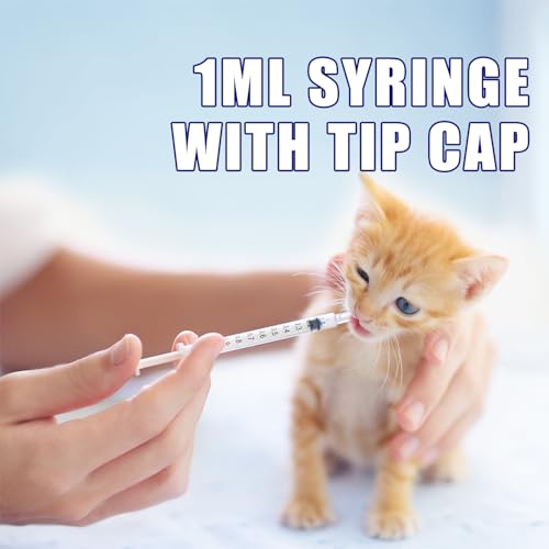 105Pack 1ml Syringes With Plastic Caps - size: 1ml-105pcs