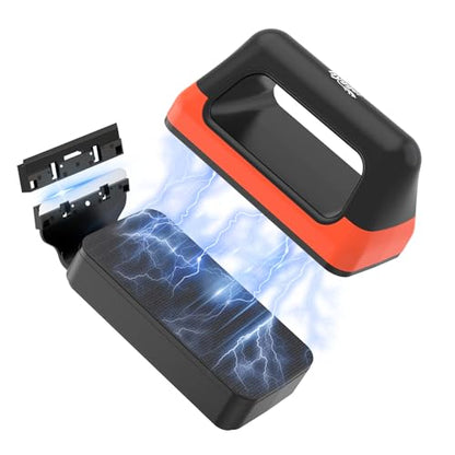 hygger Fish Tank Magnetic Glass Cleaner Two Detachable Algae Scraper for Aquarium Fish Tank，Floating Scrubber Brush Glass Algae Magnet Cleaning Tool for Medium Aquariums Tank - size: M