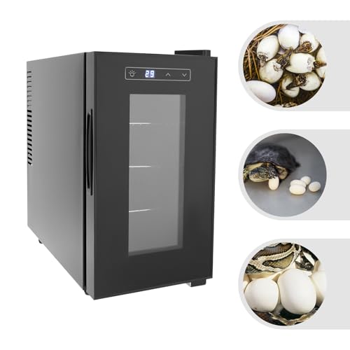 Reptile Egg Incubator, 23L Scientific Lab Cabinet Digital Incubators Cooling and Heating 10-40°C Temperature Control for Small Reptiles