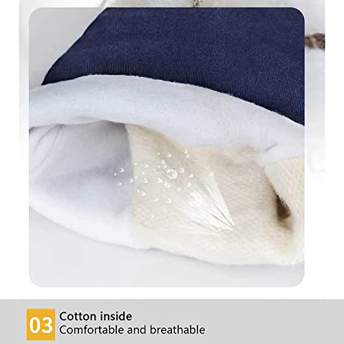 Welding Gloves, 16 Inch Bite Proof Animal Handling Gloves Cotton Protection Anti Scalding Heat Resistant Gloves Durable Scratch Bite Resistant Gloves for BBQ Grooming Reptile Welder Porter