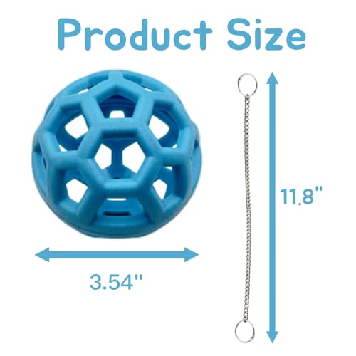 2 Pcs LargeTortoise Feeder Ball, Hanging Hay Feeder for Small Animals | Turtle Foraging Toy, Enrichment Feeding Ball for Pet Tortoise - color: Yellow