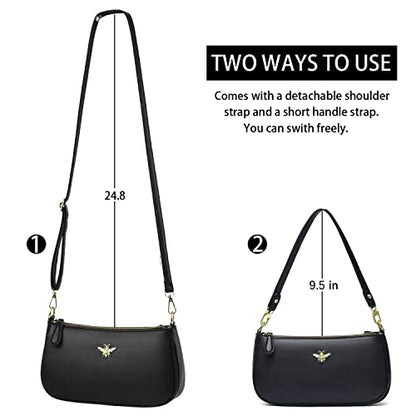 Small Tote Shoulder Bags Purses for Women Retro Classic Crossbody Bags Cute Clutch Purse and Handbag - color: 0-3-green a