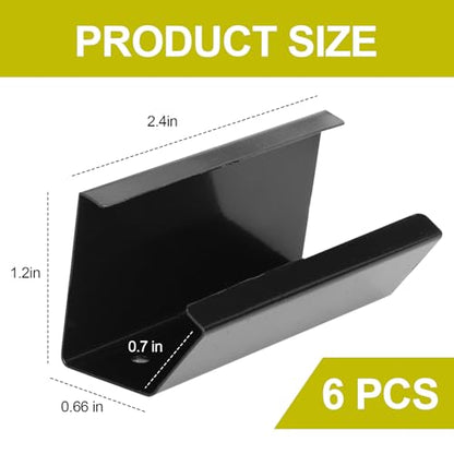6Pack Reptile Terrarium Covers Heavy Duty Screen Clips for 5-29 Gallons, Aquarium Lid Clips for Reptile Tank Lid, Rreptile Enclosure Lock for Amphibian and Turtle Terrarium Covers