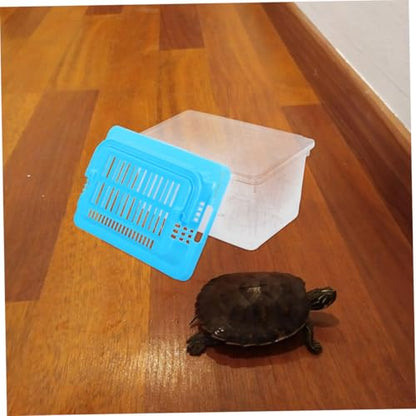 Happyyami Portable Fish Tank Handheld Aquarium for Fish Turtles and Small Reptiles Lightweight Easy to Transport Container for Pet Travel and Outdoor Adventures
