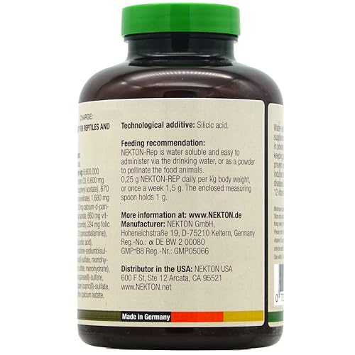 Nekton-Rep Vitamin Mineral Supplement for Reptiles 300g / 10.58oz - size: 10.58 Ounce (Pack of 1)