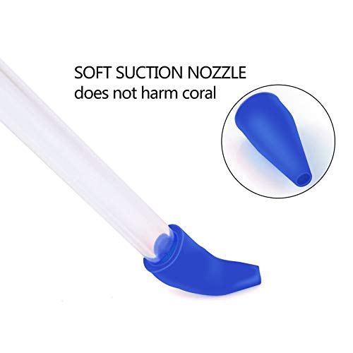 Aquarium Choice Coral Feeder Long Syringe Tube Liquid Fertilizer Feeder SPS HPS Marine Reef Coral Feeder Tool Fish Excreta Cleaner (6 Units 46.5CM/18.3 Inch) - size: 6 units 46.5CM/18.3 Inch