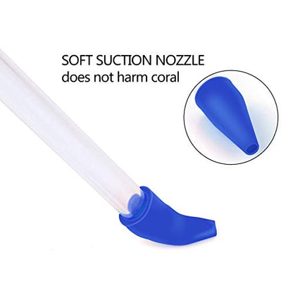 Aquarium Choice Coral Feeder Long Syringe Tube Liquid Fertilizer Feeder SPS HPS Marine Reef Coral Feeder Tool Fish Excreta Cleaner (3 Units 46.5CM/18.3 Inch) - size: 3 units 46.5CM/18.3 Inch