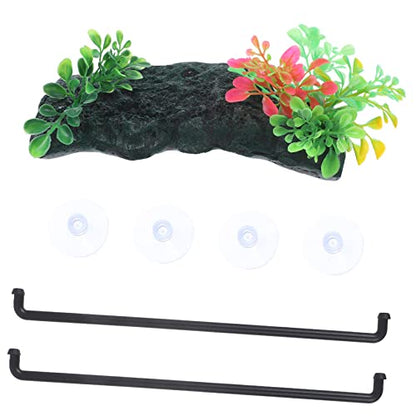 Totority 1set Tortoise Basking Platform Turtle Climbing Area Safe Basking for Reptiles for Water Turtles Frogs and Lizards Aquarium