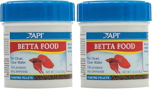 API Betta Food Fish Food Pellet .78-Ounce Container (Pack of 2) - size: 1 Ounce (Pack of 2)