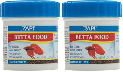 API Betta Food Fish Food Pellet .78-Ounce Container (Pack of 2) - size: 1 Ounce (Pack of 2)