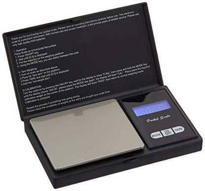 Digital Scale 500g x 0.01g, Milligram Scale for Espresso, Jewelry & Coffee, Fast & Accurate Mini Scale with Tare, LCD Display, Batteries Included, Portable Pocket Food Scale